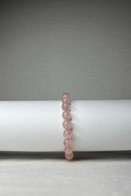 Powerbead armband Rozenkwarts