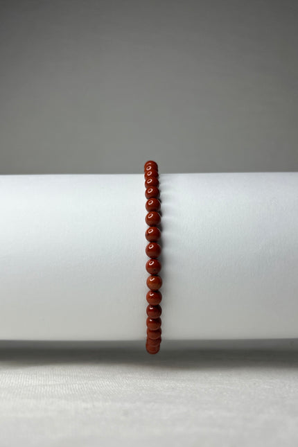 Kinder Powerbead Armband Rode Jaspis