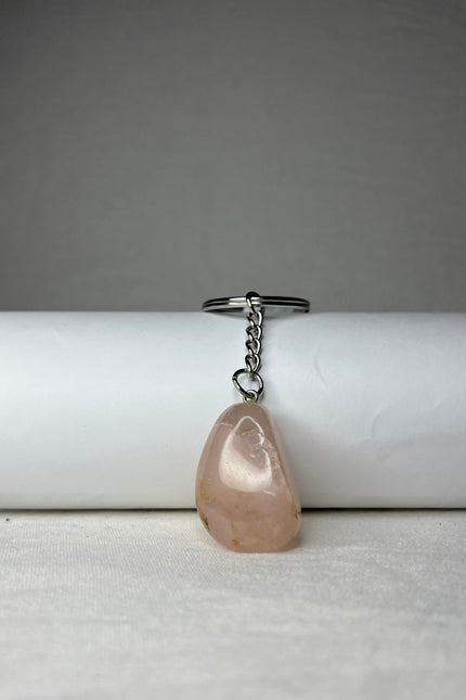 Sleutelhanger Rozenkwarts