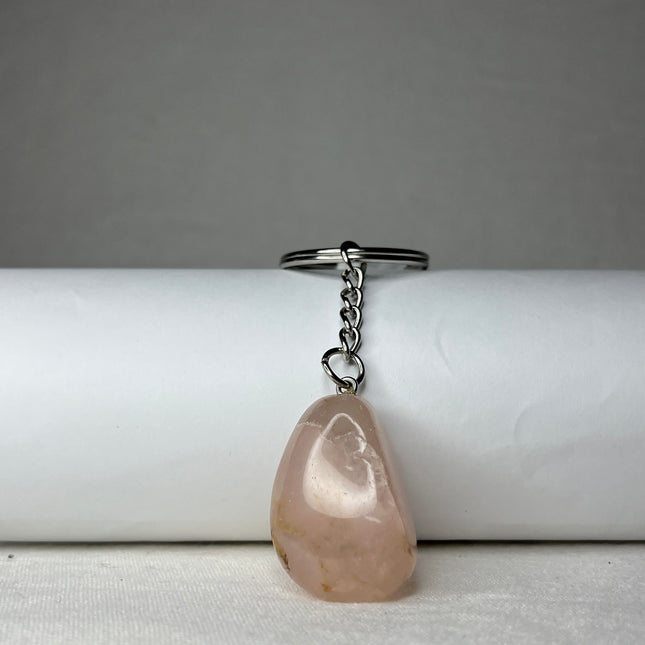 Sleutelhanger Rozenkwarts