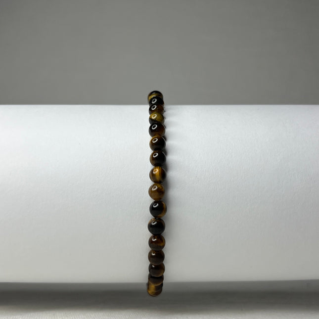 Kinder Powerbead Armband Tijgeroog
